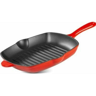 MagicHome Castora line, grilovacia panvica, smaltovaná liatina, 270x270x45 mm
