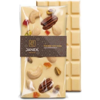 Čokoládovna Janek Jankova pecet 38% bílá 95 g