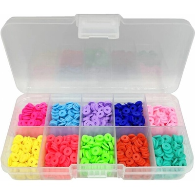 PKstar Sada plastových korálků v krabičce 6 mm 40 g