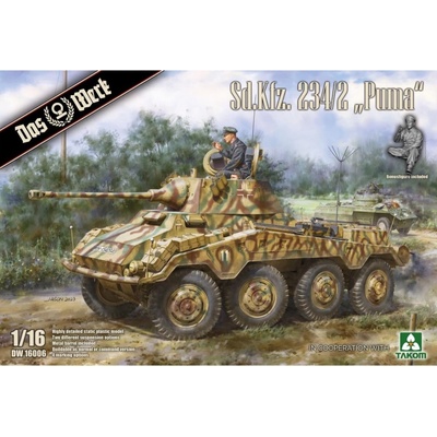 Das Werk Sd.Kfz.234/2 Puma with bonus figure included 1:16