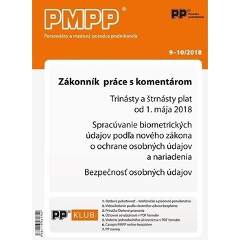 PMPP 9-10/2018 Zákonník práce s komentárom