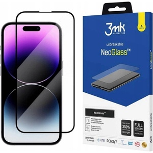 3mk Protection Протектор за iPhone 14 Pro Max - 3mk - NeoGlass протектор за екран - Черен