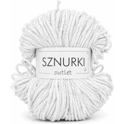 Bobbiny Sznurki outlet - 3mm Sznurki - 3mm: Silverly white