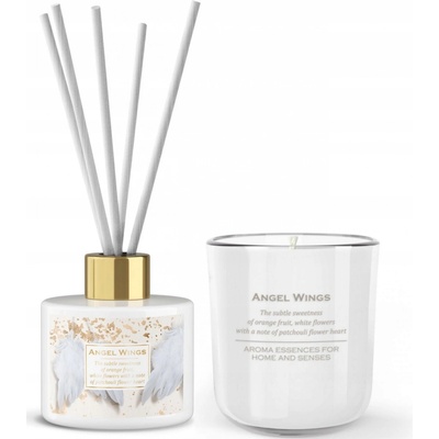 Bartek Set ANGEL WINGS sviečka 150 g + difuzér 100 ml
