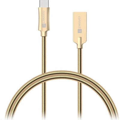 Connect IT CCA-5010-GD USB-C (Type C) - USB, 1m, zlatý