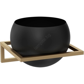 Image 1 of Luminex Стенна саксия 27x29 см златист (LU9028)