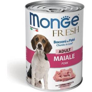 Monge Fresh Adult със свинско - хапки в пастет за кучета в зряла възраст 400 гр