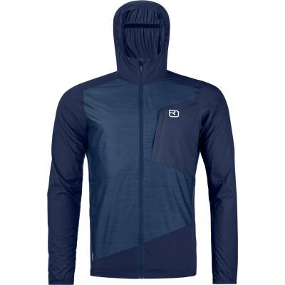 Ortovox Мъжко вълнено яке Ortovox Trace Windbreaker Jacket Softshell jacket - Blue Nunatak - размер M (005-7087-0212)