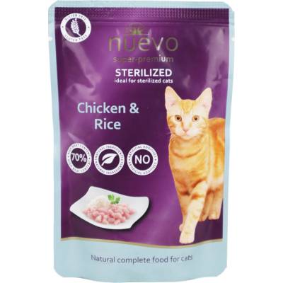 Nuevo sterilized drůbeží s rýží 85 g