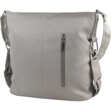 Šedá moderní crossbody dámská kabelka 67-MH