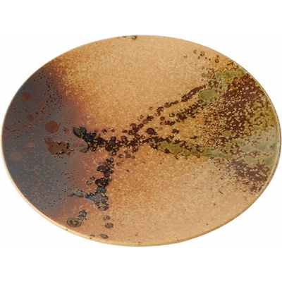 MIJ Jedálenský tanier WABI SABI 28,5 cm hnedý keramika