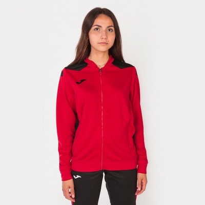 Joma Championship VI Full Zip Sweatshirt Red Black