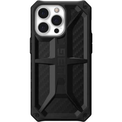 Urban Armor Gear Gear Monarch Case - удароустойчив хибриден кейс за iPhone 13 Pro Max (черен-карбон)