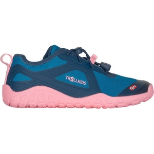 Trollkids Детски обувки barefoot Trollkids Kid's Skanden Barefoot Hiker Barefoot shoes - Madeira Blue / Peony Rose - размер 25 (EU) (702-5143-0311)