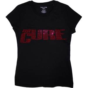 The Cure Logo Embellished Black S Дамски Риза (CURETS13LB01)