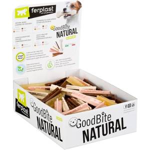 Ferplast Good Bite Helix S - Кутия с стикове за гризане за кучета от малки породи, 120 броя