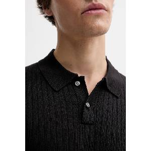Calvin Klein тениска тип пулове с яка мъжка с вискоза (LV04LG304G) - answear - 193,61 лв