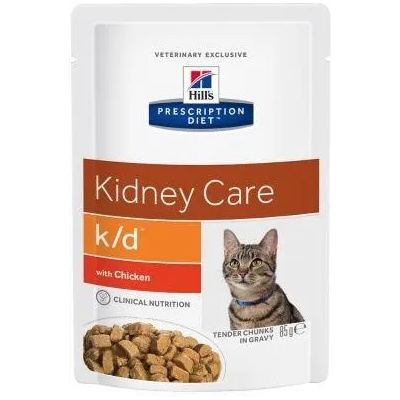Hill's PD Feline Kidney Care k/d chicken 12x85 g