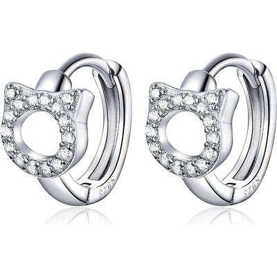 Olivie strieborné krúžky MAČKA 5050