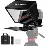 NEEWER BASICS X12B Aluminum Alloy Liftable Teleprompter 12 for iPad Tablet Phone DSLR Camera, Remote Control & App Control, Compatible with iOS Android, Pro for Online Teaching Live Streaming