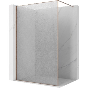 Mexen Kioto преграда за душ Walk-in 130 x 200 см, прозрачно с ефект на напукаване 12 (800-130-101-60-04-X)