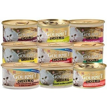 Gourmet Gold kočka druhy kuře 85 g