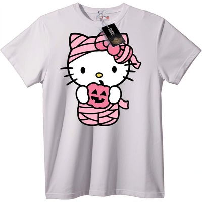 NOONEBRAND Тениска Hello Kitty Halloween Мумия - XXS, White