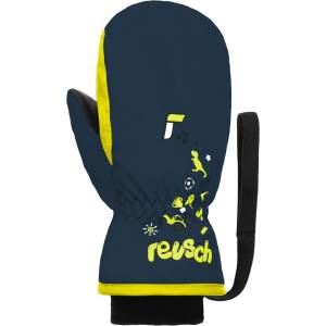 Reusch Детски ръкавици Reusch Kid's Kids Mitten Gloves - Dress Blue / Safety Yellow (202-5109-0211)