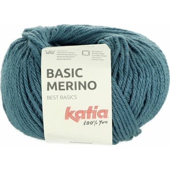 Katia Basic Merino 81 tyrkysová