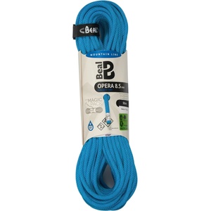 Beal Единично въже Beal Opera 8.5 Golden Dry Single rope - Blue - размер 70 m (308-0221-0113)