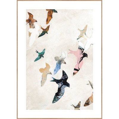 Malerifabrikken Abstract Birds obraz barevná