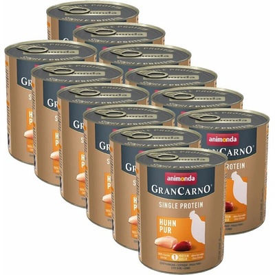 Animonda Gran Carno Single Protein Adult čisté kuřecí maso 12 x 800 g