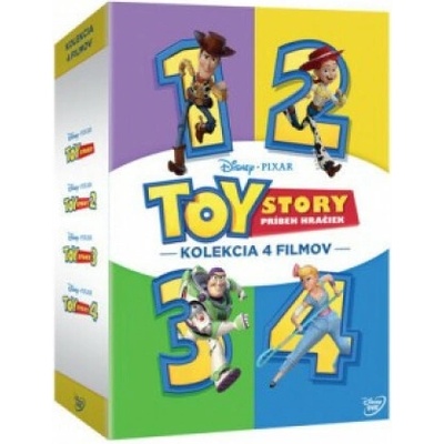 Toy Story Príbeh hračiek kolekcia 1. 4. 4DVD