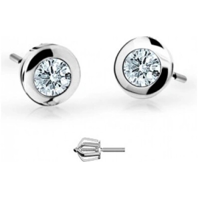 Cutie Diamonds zlaté náušnice kruhy C1537 ND1537-30-D-X-2