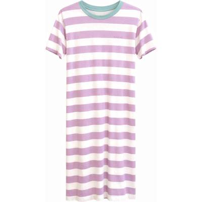 Mazine Дамска рокля Mazine Women's Bold Striped Jersey Dress - Orchid / Offwhite (134-1907-0214)