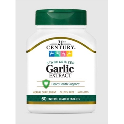 21st Century - Екстракт от Чесън без мирис - Garlic Extract Odorless | 60 tabs (9148)