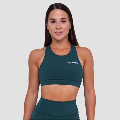 GymBeam Спортен сутиен Ignite Dark Green M