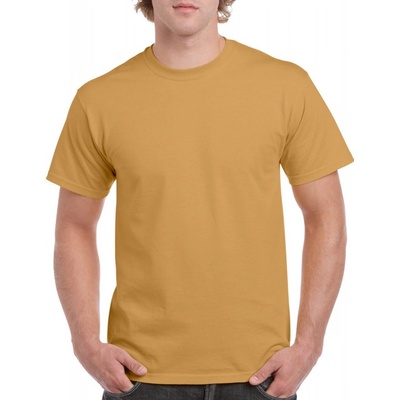 Gildan tričko HEAVY COTTON stará zlatá