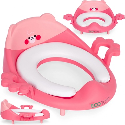 Ecotoys Sedadlo na WC pre deti ružová