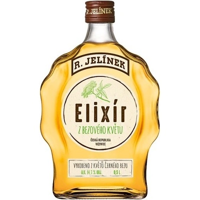 Rudolf Jelínek Elixír z Bezového Květu 14,7% 0,5 l (holá láhev)