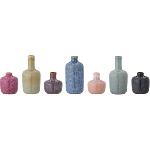 Bloomingville Глинени вази в комплект от 7 броя (височина 14 cm) Maien - Bloomingville (82060863)
