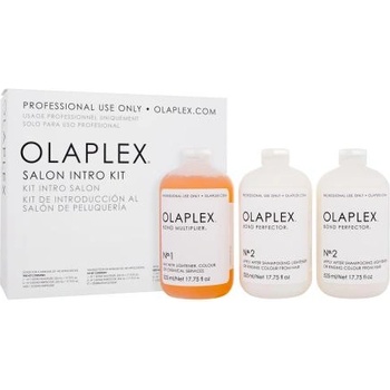 OLAPLEX Bond Multiplier No. 1 Salon Intro Kit подаръчен комплект: Bond Multiplier No. 1 525 ml + Bond Perfector No. 2 2бр. x 525 ml + дозатор Dosing Dispenser 1 бр за жени