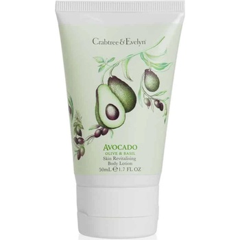 Crabtree & Evelyn Avocado Olive & Basil Ревитализиращ лосион за тяло 50 ml