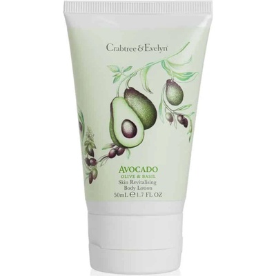 Crabtree & Evelyn Avocado Olive & Basil Ревитализиращ лосион за тяло 50 ml