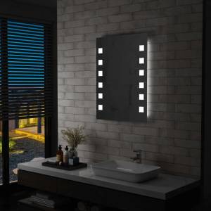 vidaXL LED стенно огледало за баня 60x80 см (144700)