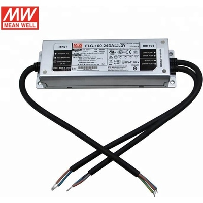 Ledshopik Stmívatelný LED zdroj Meanwell ELG-100-24DA 24V 100W 4A IP67 DALI 5 let záruka