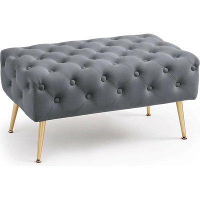 Ak furniture Taburet Madrid grafitový
