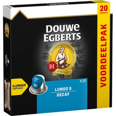 Douwe Egbert Kávové kapsle bez kofeinu s Lungo 6 20 ks