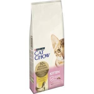 Cat Chow Kitten с пребиотик - 15кг