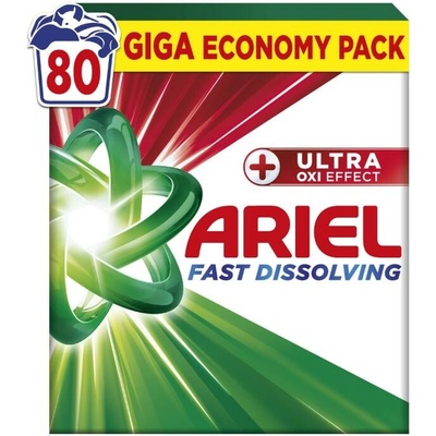 Ariel Oxi + Ultra prací prášok 80 PD